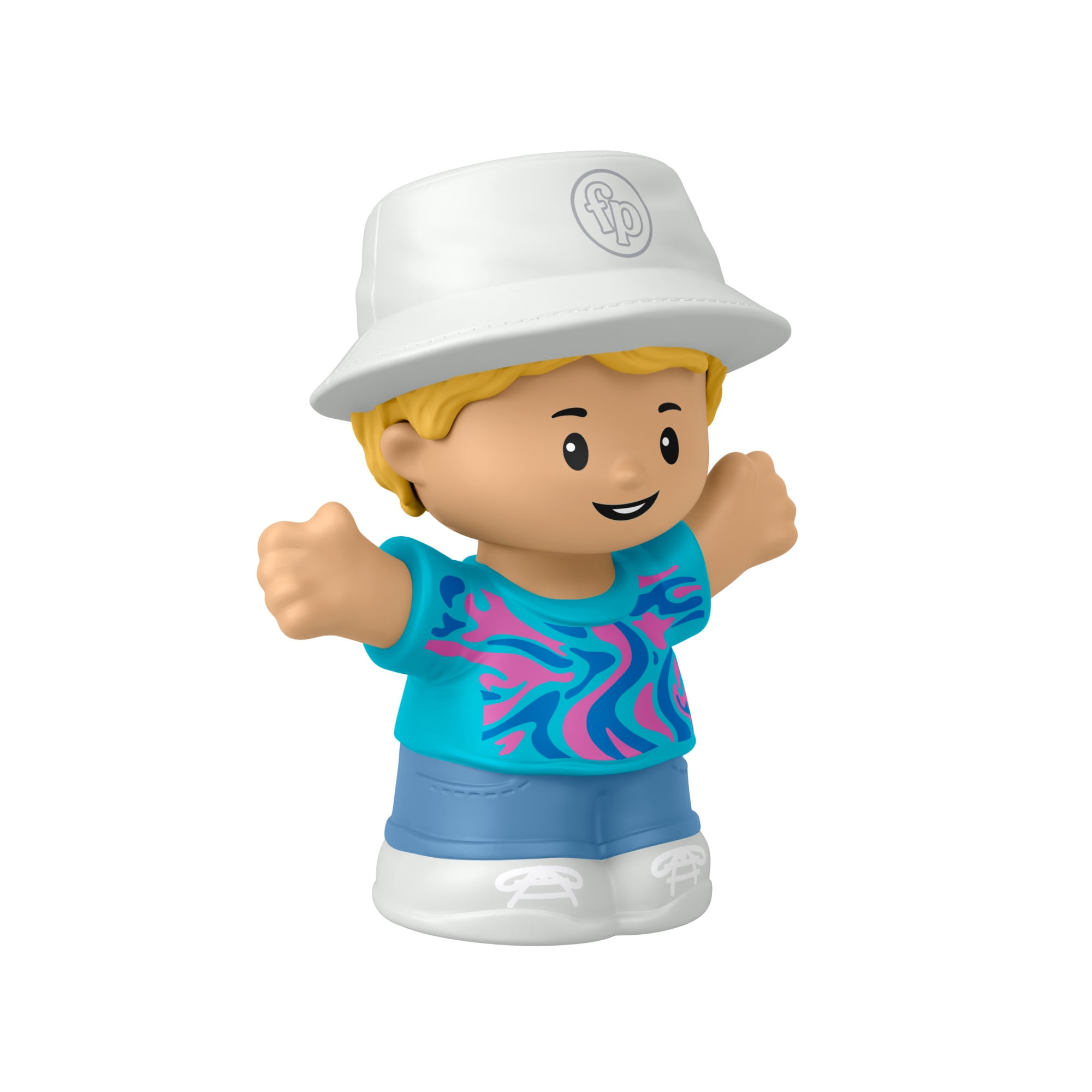 Fisher-Price Little People Boy in Tie-Dye Figure for Toddlers & Preschool Kids