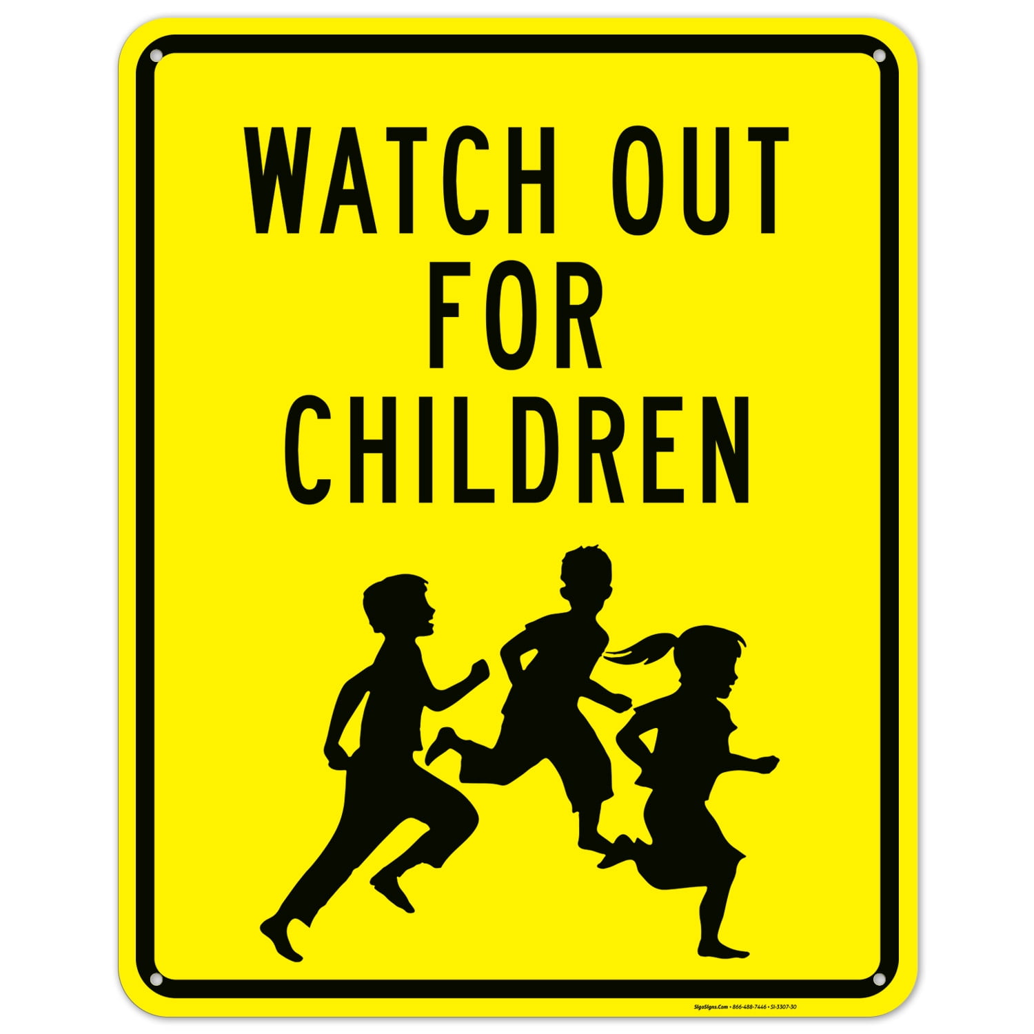 Watch Out For Children Sign, Traffic Sign,