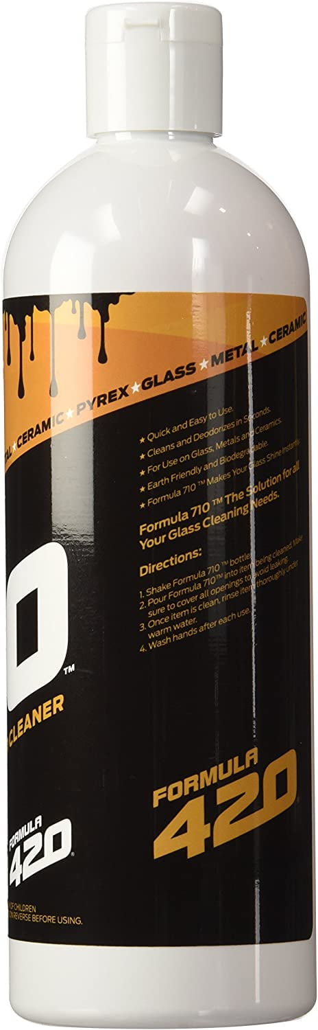 Formula420 Formula 710 Instant Cleaner by Formula 420 | Glass Cleaner |  Cleaner Value Pack | Safe on Glass, Metal, Ceramic, Quartz and Pyrex | C2 