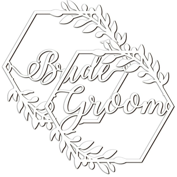 OFFIGAM White Wooden Chair Set for Wedding Decor, Bohemian and Country Style Seating, and Elegant Design