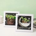 thumbnail image 2 of Diamond Painting Kit for Kids, 5D Full Diamond Cartoon Diamond Art with Wooden Frame Diamond for Kids 6-8-10-12 Years Old 7X7 Inch, 2 of 4