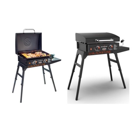 Blackstone Adventure Ready 22" Propane Griddle with Hood, Legs, and Bulk Adapter Hose