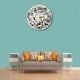 thumbnail image 4 of Reloj de pared decorativo retro vintage de Shamjina, redondo, analógico, silencioso y sin tictac Pájaro de caza, 4 of 8