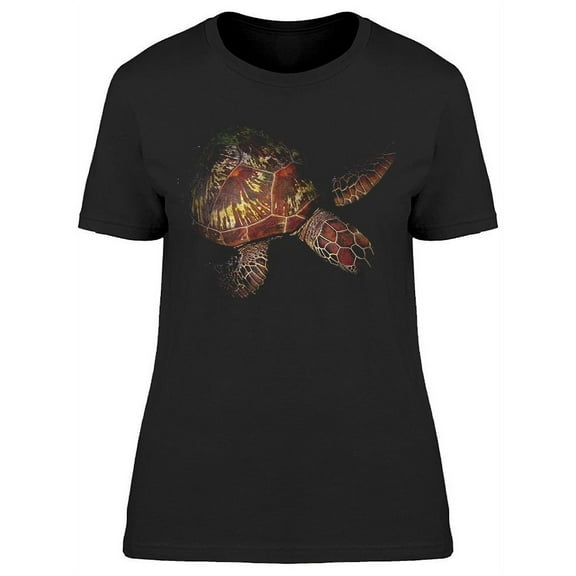 Multicolored Turtle  T-Shirt Women -Image by Shutterstock, Female Medium