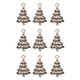 thumbnail image 3 of 10 dijes de árbol de Navidad para hacer pulseras, dijes navideños, dijes de metal para hacer joyas, 3 of 7