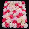 thumbnail image 6 of 4pcs Flower Panels Artificial Flowers Wall Screen Romantic Floral Backdrop 4pcs Handmade Artificial Flower Wall Panel Wedding Venue Floral Decor 40x60cm Flower Panel Artificial Flower Wall Fake Flower, 6 of 12