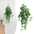 thumbnail image 2 of 70cm Artificial Hanging Green & Red Maple Leaf Vines for Home Decor, Trailing Faux Greenery UV Fade Resistant No-Maintenance, Fake Leaf Plants for Wall Balcony Hanging Basket Shelf Decor,F-style, 2 of 9