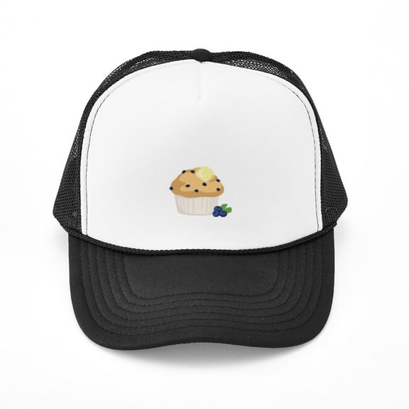 CafePress - Blueberry Muffin - Adjustable Unisex Printed Trucker Hat with Mesh Back