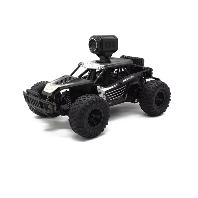 Camioneta RC 4x4 con Cámara WiFi HD, 2.4G 4CH, Alta Velocidad y Derrapes, Batería 6V 500mAh, Control Remoto 50M, Azul Metálico, para Adultos