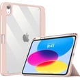 thumbnail image 1 of Funda compatible con iPad de 10.ª generación (2022, 10,9 pulgadas) - [Ultradelgada] Funda transparente a prueba de golpes con portalápices integrado y función de encendido y apagado automático, 1 of 5