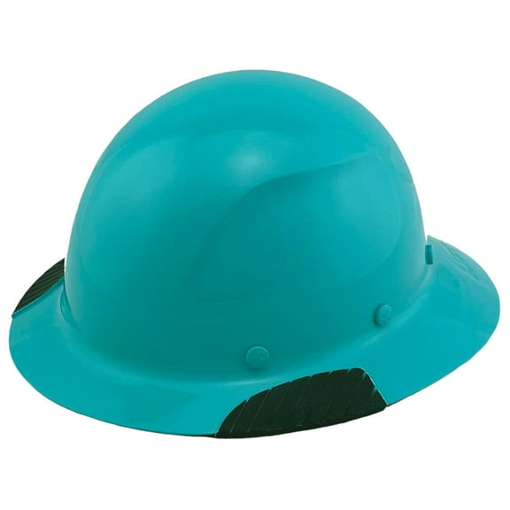 DAX Fiberglass Composite Hard Hat - Full Brim Teal with Tote