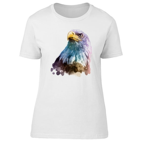 Bald Eagle In Watercolor T-Shirt Men -Image by Shutterstock, Male Large
