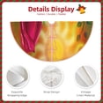 thumbnail image 3 of Rateoe Rose Psychedelic Pattern Christmas Tree Skirt with Ties , Christmas Tree Decorations, Farmhouse Christmas Decor Xmas Holiday Decorations-30", 3 of 6