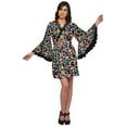 thumbnail image 2 of Moomaya Printed Robe&nbsp;For Women Dressing&nbsp;Gown&nbsp;Short Cotton Summer Bathrobe, 2 of 6