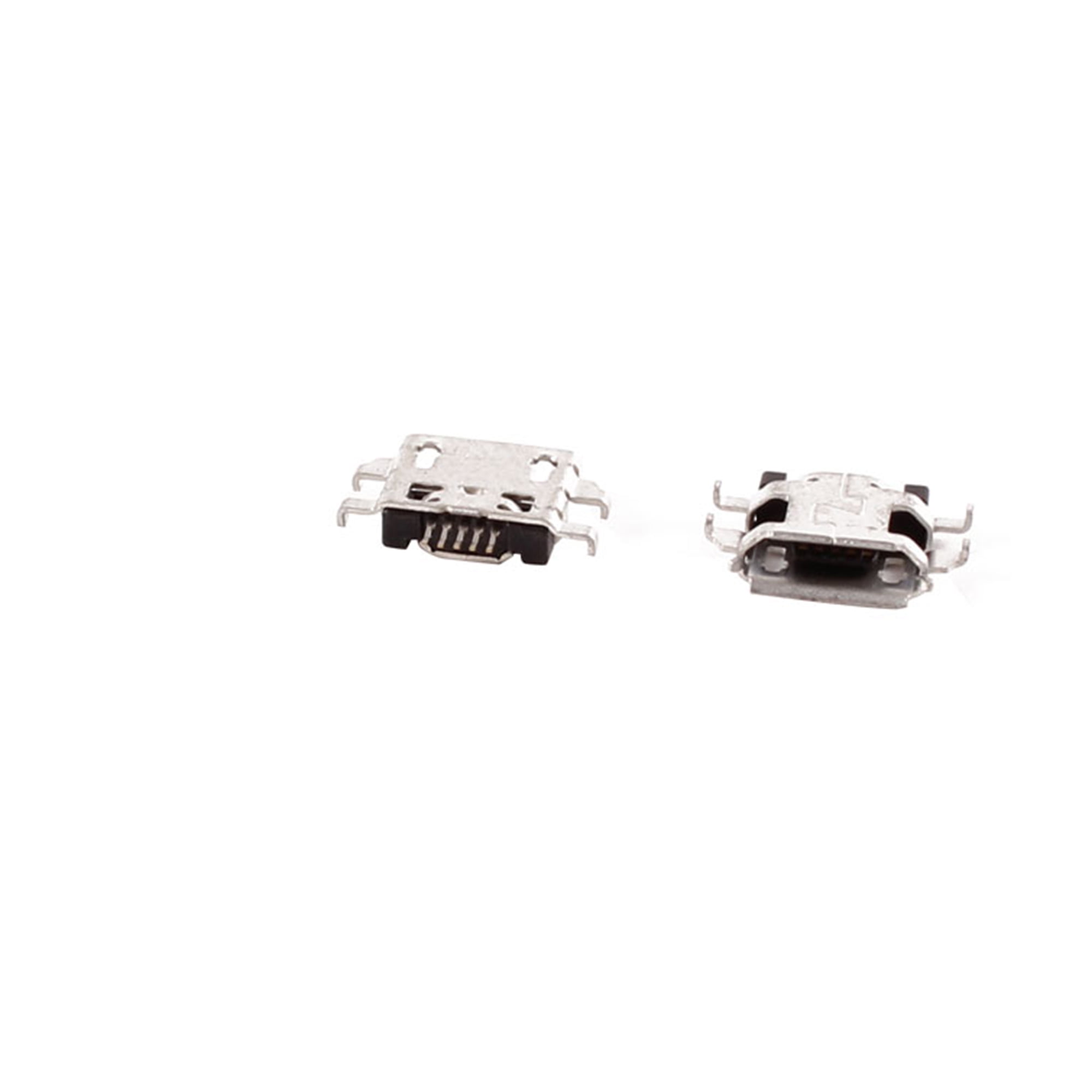 10 Pcs Type B Micro USB 5 Pin Female Mount Jack Connector Port Socket