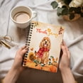 thumbnail image 3 of Happy Thanksgiving Cocker Spaniel with Turkey Pumpkins Autumn Vibes Spiral Bound Journal Cockers Dog Lover Gifts 5x7in Spiral Notebook - 12018, 3 of 5