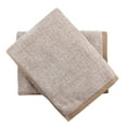 thumbnail image 3 of Everplush Diamond Jacquard 2 Pack Bath Towels Set, (30 x 56), Khaki (Light Brown) 2 Piece, 3 of 5