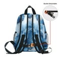thumbnail image 6 of ALAZA Blue Golden Marble School Backpack Small Bookbag Mini Bags, 6 of 6