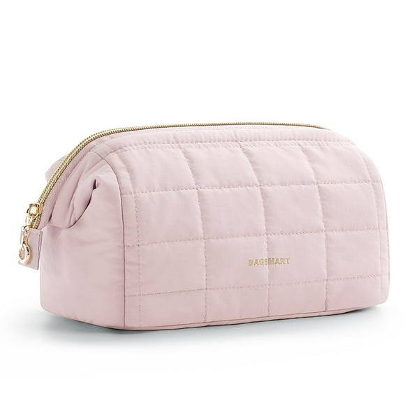 Organizador de maquillaje BAGSMART para viaje, rosa, para mujer