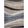 thumbnail image 2 of HomeRoots 603680 8 x 10 ft. Blue, Brown & Beige Abstract Washable Indoor & Outdoor Rectangle Area Rug, 2 of 5