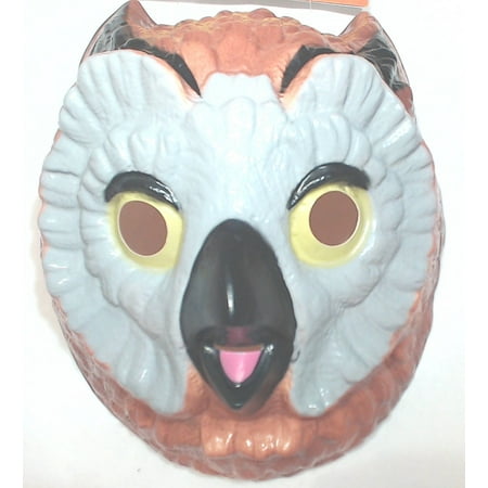 Vintage Look Animal Mask Owl Plastic Child Costume Accessory