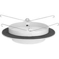 thumbnail image 3 of Progress Lighting, Drop Lensed, 1-Light, Shower Trim, Satin White, Frosted Opal Glass, Material: Steel, Width: 7.5", Height: 2.5", 3 of 6