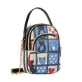 thumbnail image 7 of FORMRS Crossbody Bag for Women Quilted Travel Shoulder Cell Phone Purse with Chain Strap Handbag, Black Cats and Hearts, 7 of 7