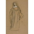 thumbnail image 3 of Edwin Austin Abbey 13x18 Black Modern Framed Museum Art Print Titled - Figure Study for ‘Measure for Measure’ IIi, 3 of 5