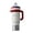 white, variant on Insulated Stainless Steel Tumbler With Handle And Straw Lid, Large 40oz Capacity For Cold And Hot Beverages, Double-Wall Vacuum Insulation For Car Travel And Outdoor Hydration