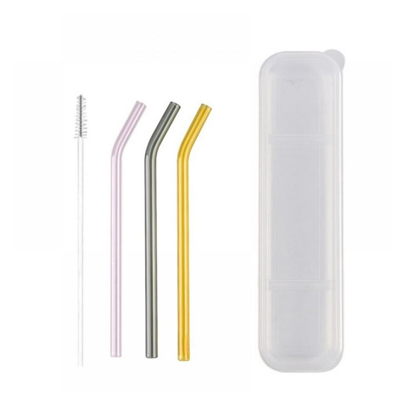 Clear Reusable Hard Plastic Straws for Yeti/Rtic Tumblers. Tall