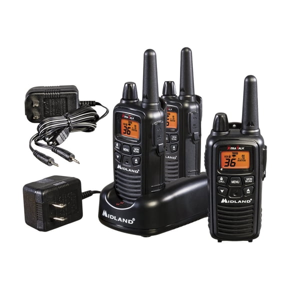 Midland LXT633VP3 - Portable - two-way radio - FRS/GMRS - 36-channel (pack of 3)