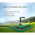 thumbnail image 5 of WINNER SPIRIT Real Swing 300 Golf Swing Training Aid, True Impact, The Path to Confirm, Height Adjustable, Sturdy Construction, Portable Golf Swing Groover Hitting Trainer Practice Mat (All Set), 5 of 5