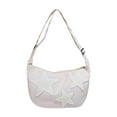 thumbnail image 1 of Bolso bandolera informal para mujer, bolso de mano tipo hobo, bolso de hombro para mujer Blanco, 1 of 9
