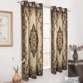 thumbnail image 3 of Bohemia 2 Panels Blackout Curtains for Bedroom Living Room Drapes Kitchen Room Window Blackout Curtain Grommet, 3 of 6