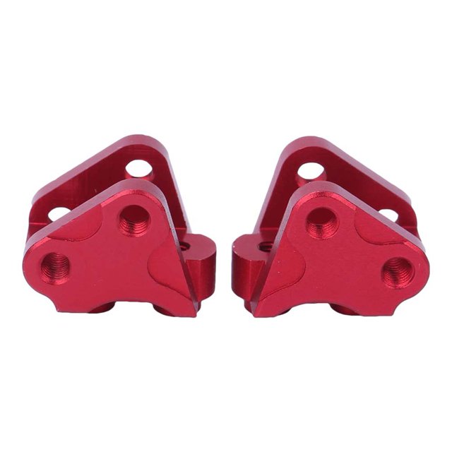 SCX10 II Latón SCX10 Soportes de Choque Inferiores de aluminio 2 Uds Montaje de Enlace de Choque Inferior Delantero Trasero Apto para Coche SCX10 II Axial RC