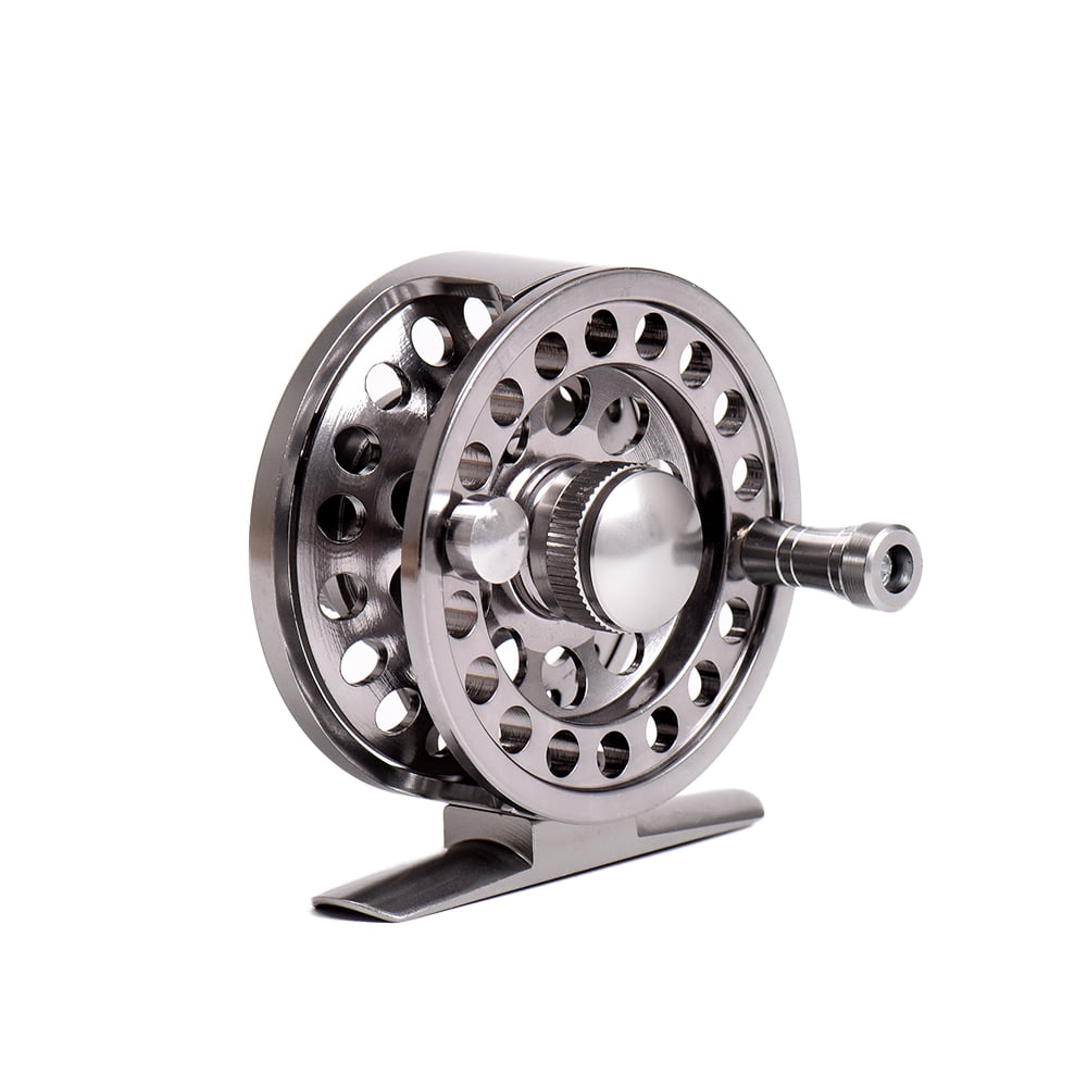Left Handed 2+1 BB Aluminum Alloy Fly Fishing Reel Line Wheel with Drag Right 