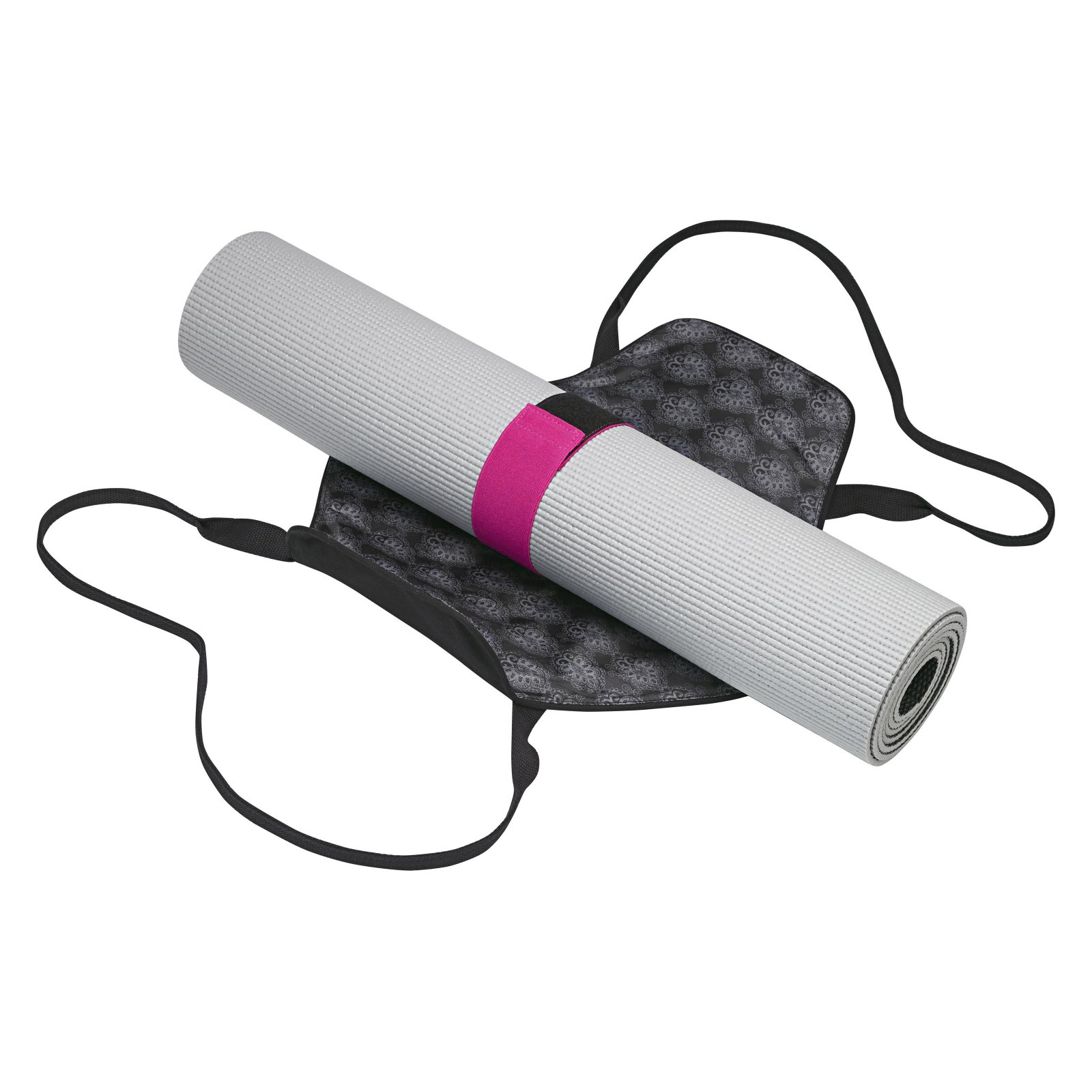 Gaiam On-The-Go Yoga Mat Carrier, Granite Storm