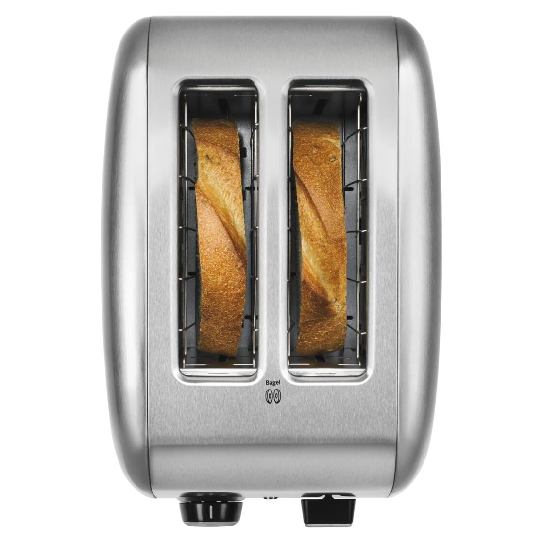 KitchenAid 2-Slice Toaster with Manual Lift Lever, Brushed Stainless Steel, KMT2115