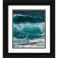 thumbnail image 1 of Robinson, Tamara 20x23 Black Ornate Wood Framed with Double Matting Museum Art Print Titled - Ocean Waves II, 1 of 4