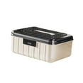 thumbnail image 4 of jifeng Lockable Storage Container Bin Lidded Storage Container Stackable Document Organizer Case for Living Room School Dorm Kitchen 36.2x28.5x15.8cm, 4 of 9