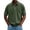 Army Green, variant on KLHDSF Men's Polo Shirts Short Sleeve Cotton Pique Golf Shirts with Pocket Casual Performance Moisture Wicking Polos Army Green L