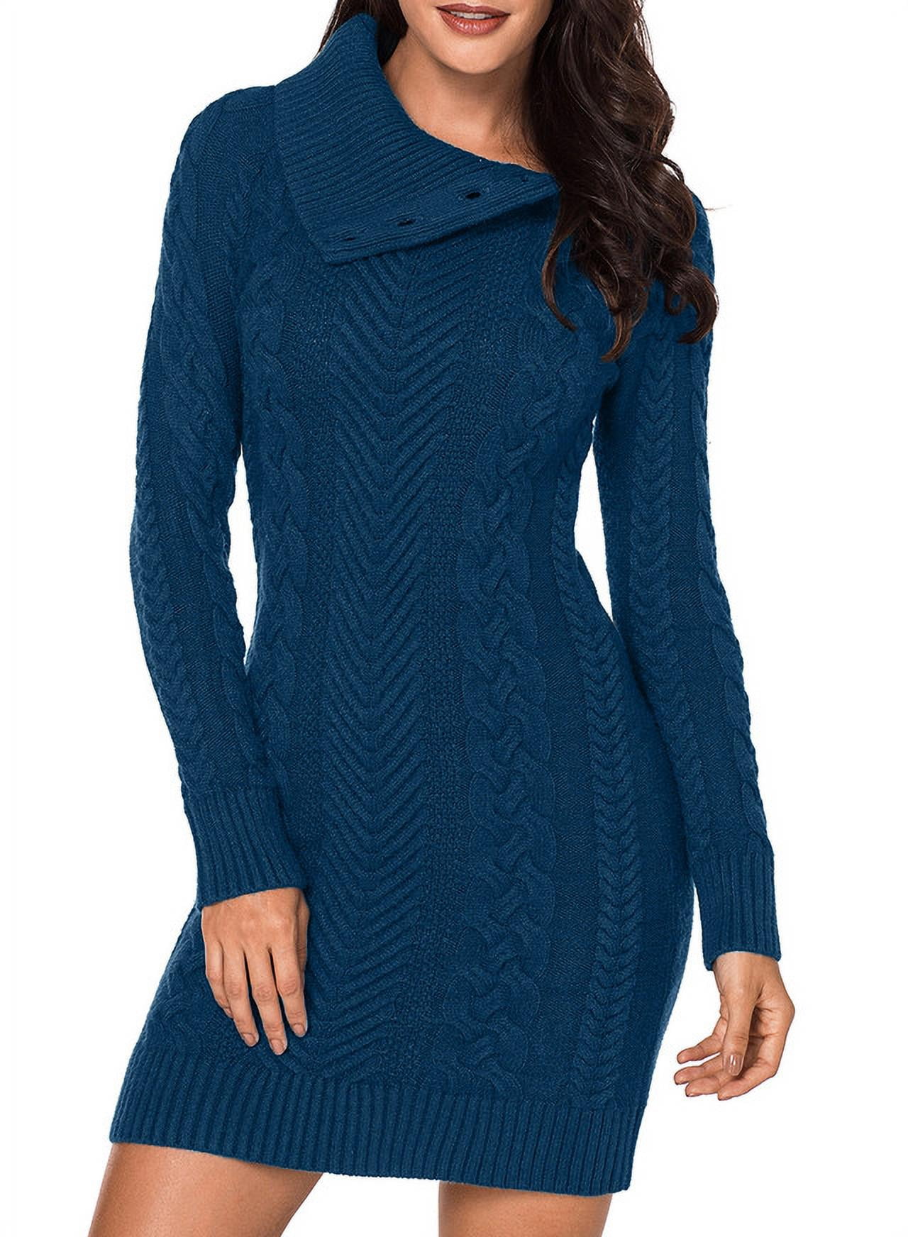 Stretch Slim Fit Sweater Dress 