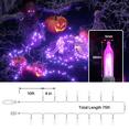 thumbnail image 3 of Magshion 75ft Christmas Fairy Lights with Waterproof 200 Irreplaceable Bulbs, 8 Mode Controller and Timer Purple Color String Light for Holiday Decoration, 3 of 10