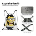 thumbnail image 4 of Pofeuu Minions for Water-Resistant 210D Drawstring Bag Compact Foldable Design Gym Yoga Travel Essentials Lightweight Carryall-Medium, 4 of 6