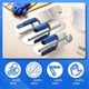 thumbnail image 2 of 3PCS Stainless Steel Pool Trowel Set (16inch/14inch/12inch) Flat Concrete Finishing Trowel Tools, 2 of 5