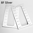 thumbnail image 1 of Aluminum 3.5 HDD Hard Disk bracket DIY Hard Disk Box Hard Disk Expansion Rack Chassis Accessories 8F sliver, 1 of 6
