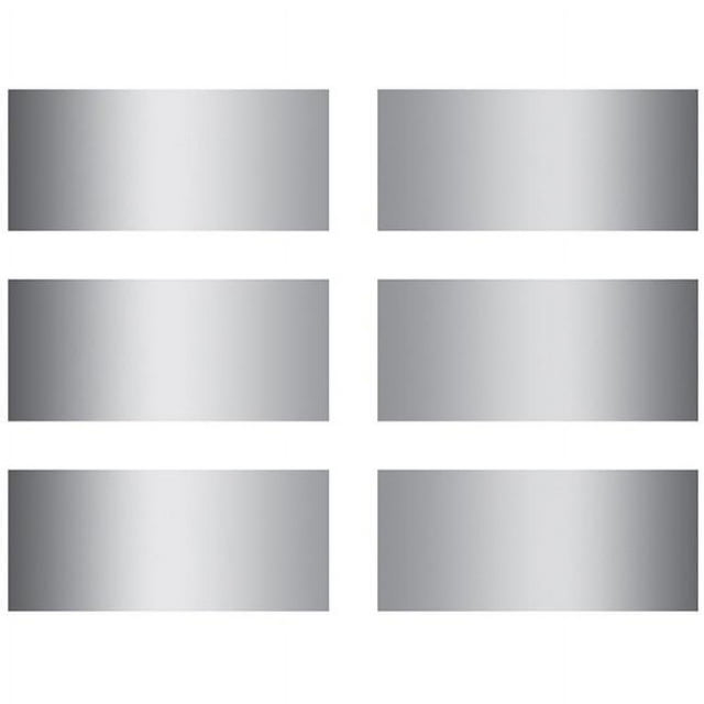 Eureka EU-627003-6 Les Rectangles Rayent les Autocollants - Pack de 6