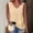 Yellow, variant on Endives Women's Tanks Camisole Top Summer Casual Hollow Out Solid Color Scallop Edge V Neck Tank Top Yellow
