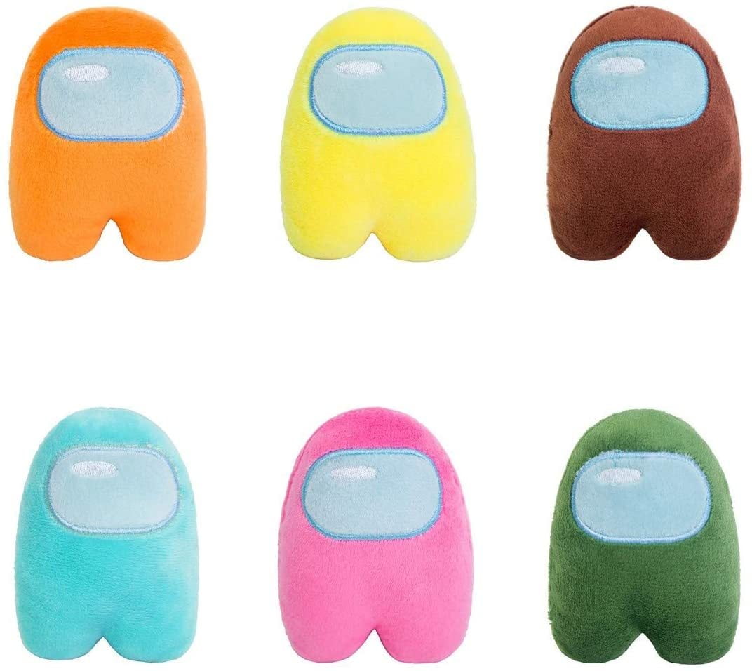6 Pcs Among Us Plush Stuff Animal Plushies Toys, Among Us Merch