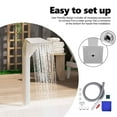thumbnail image 5 of vidaXL Pool Fountain Waterfall Fountain Water Feature Stainless Steel Silver, 5 of 9